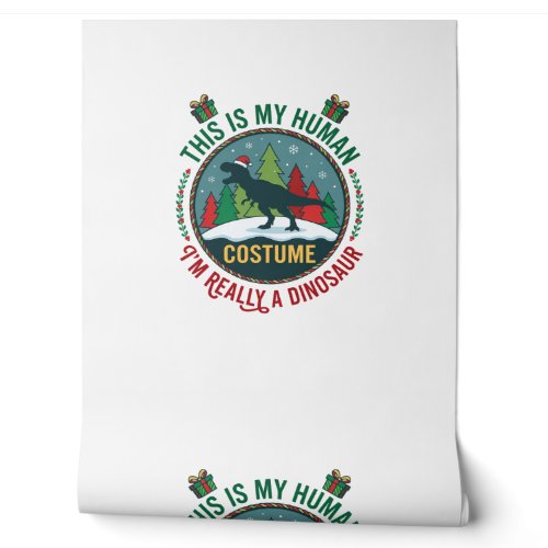 Human Costume Dinosaur Christmas Santa Hat Pine Tr Wallpaper