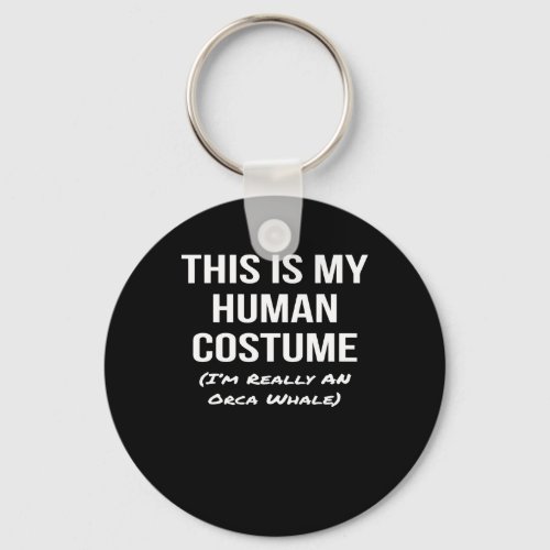 human costume im an orca whale halloween cosplay keychain