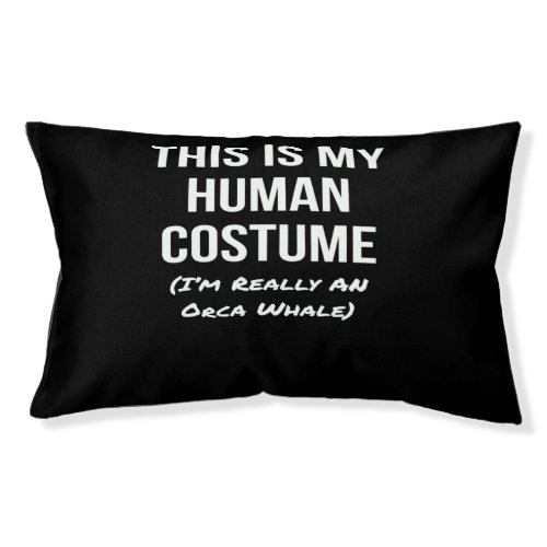 human costume im an orca whale halloween cosplay pet bed