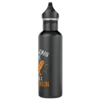 Human Costume Im Really A Bearded Dragon Costume Stainless Steel Water Bottle Zazzle