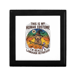 Human Costume Labrador Retriever Halloween Witch H Gift Box