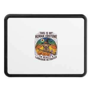 Human Costume Labrador Retriever Halloween Witch H Hitch Cover