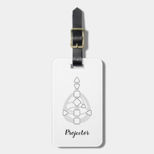 Human Design Body Graph Projector Luggage Tag