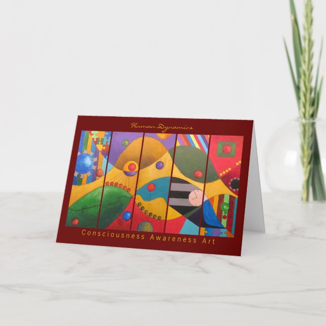 Human dynamics greeting cards (Front)