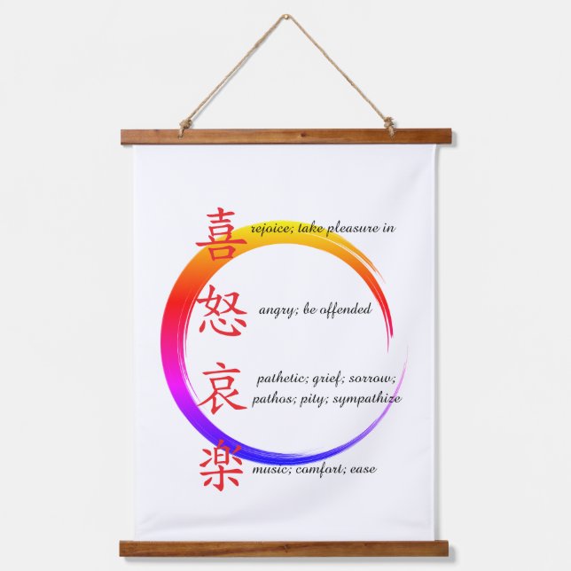 human emotions  hanging tapestry (Front)