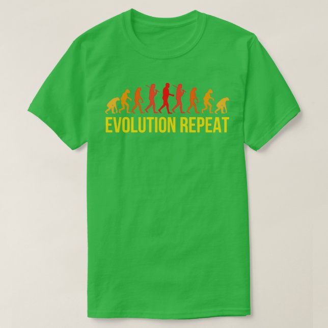 human evolution 2 T-Shirt (Design Front)
