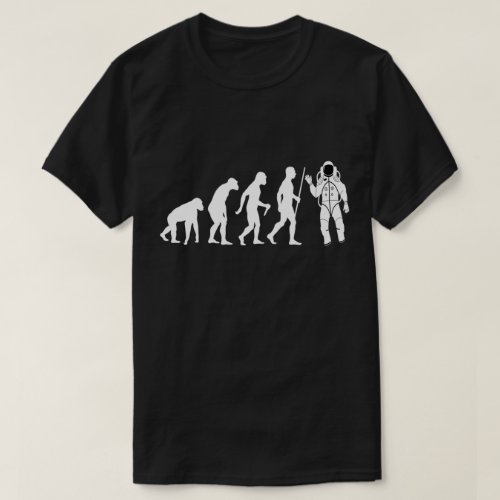 Human Evolution Astronaut Evolution Day T_Shirt