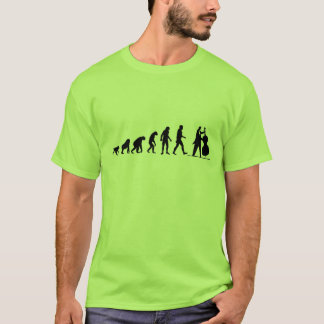 Human Evolution: Bass Player T-Shirt