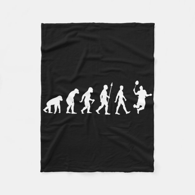 Human Evolution  Fleece Blanket (Front)