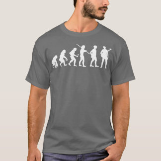 Human Evolution Guitar Guitarist Musician 1  T-Shirt