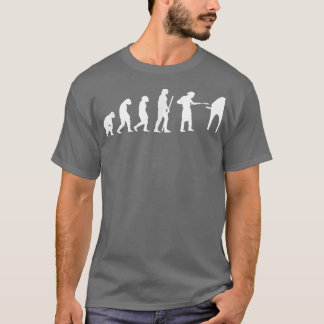 Human Evolution Pizza Delivery Guy Eating Pizza It T-Shirt