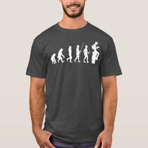 Human Evolution Reading Bookworm Books Lover Libre T_Shirt