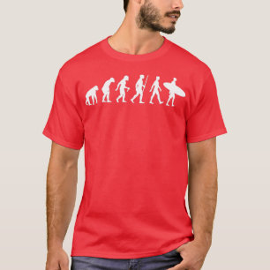 Human evolution Surf Evolutionary biology Homo sap T-Shirt