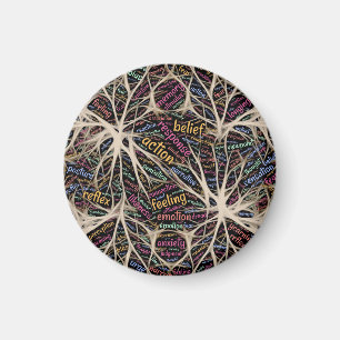 Human Experience Inspirational Word Art Magnet