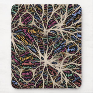 Human Experience Inspirational Word Art    Mouse Pad