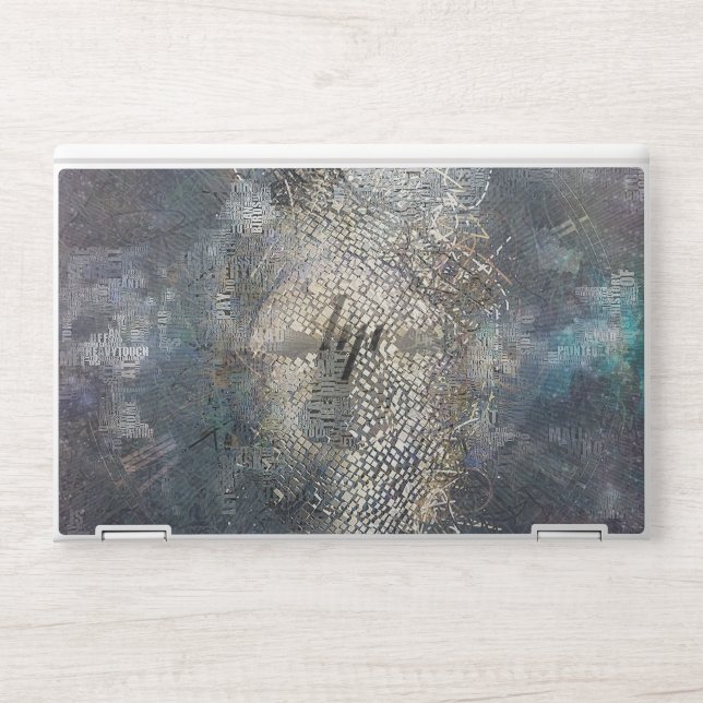 Human face mask HP laptop skin (Front)