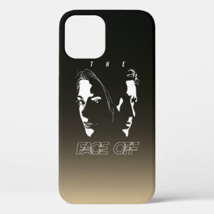 Human Face-off Silhouette Art   iPhone 12 Pro Case