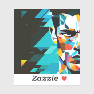 Human face sticker