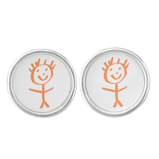 human figurine cufflinks (Front)