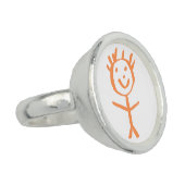 human figurine ring (Side)