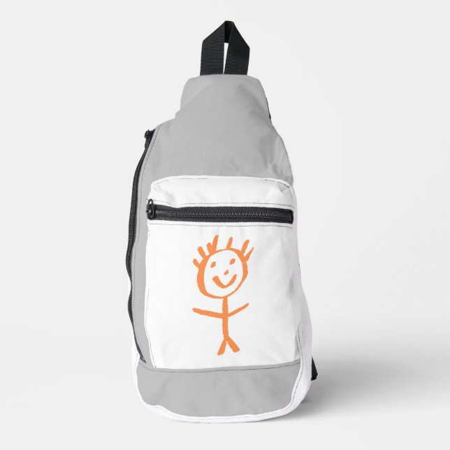 human figurine sling bag (Front)