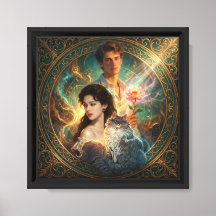 Human Form, Feline Soul – Framed Mystic Cat Art