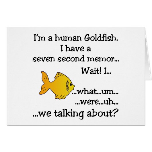 Human Goldfish Cards (Front Horizontal)