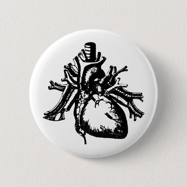 Human Heart Button (Front)