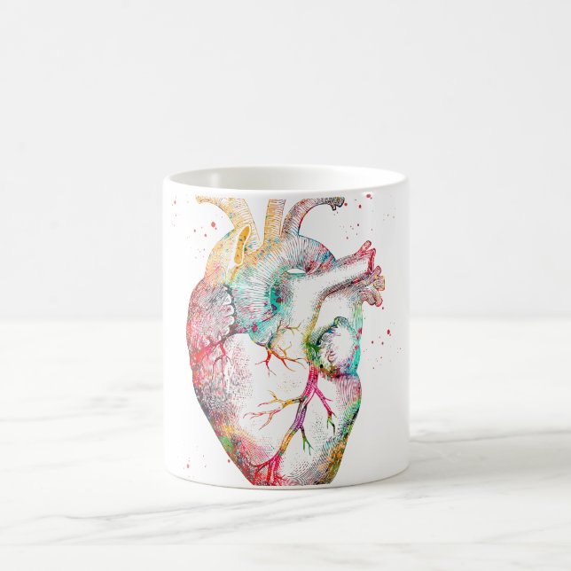 Human Heart Coffee Mug (Center)
