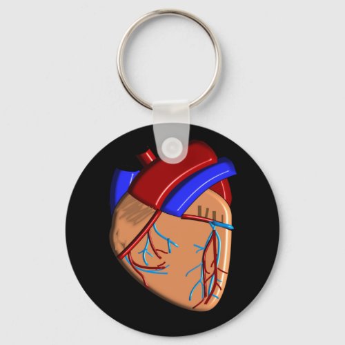 Human Heart iPhone and Electronics Cases Keychain