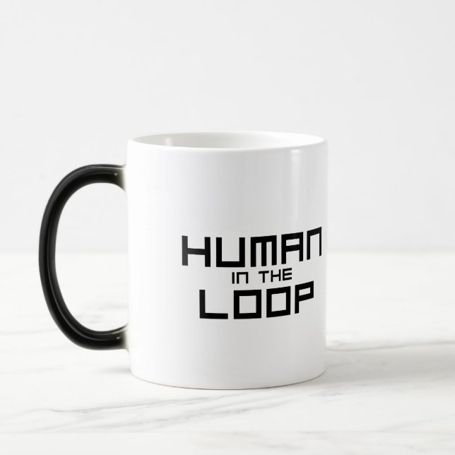 Human in the Loop Minimalist Morphing Mug (Left)