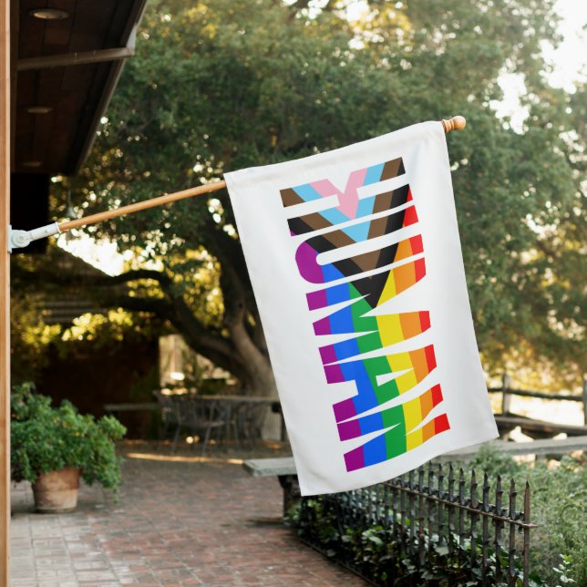Human Inclusivity Pride Flag (In SItu)