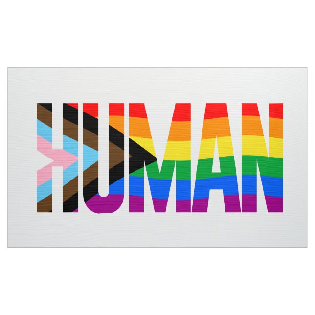 Human Inclusivity Pride Flag Fabric (Yard)