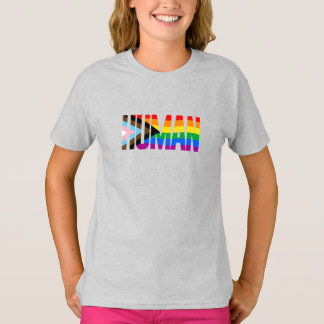 Human Inclusivity Pride Flag T-Shirt