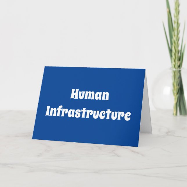 Human Infrastructure Card (Front)