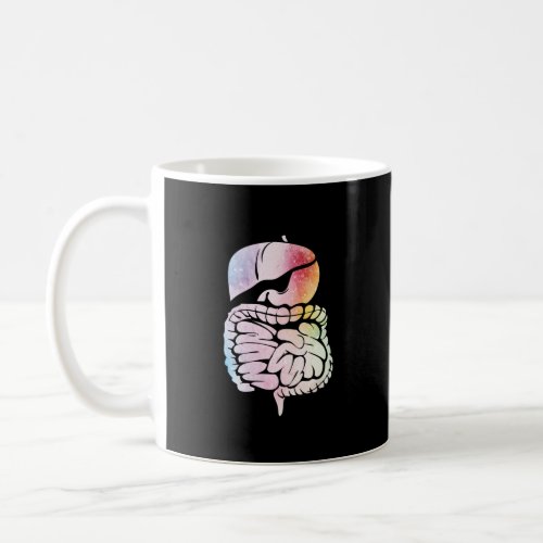 Human Internal Organs Anatomy Art Digestive System Coffee Mug