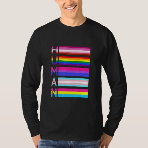 Human Lgbt Community Gay Transgender Pride  T_Shirt