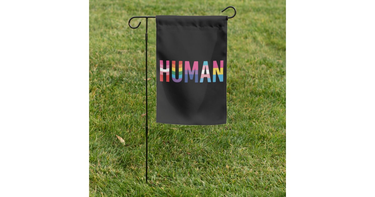 HUMAN LGBT Flag Gay Pride Month Transgender | Zazzle