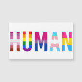 HUMAN LGBT Flag Gay Pride Month Transgender (Front)