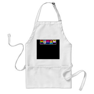 HUMAN LGBT Flag Gay Pride Month Transgender  Adult Apron