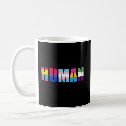 Human Lgbt Queer Pride Flag Coffee Mug