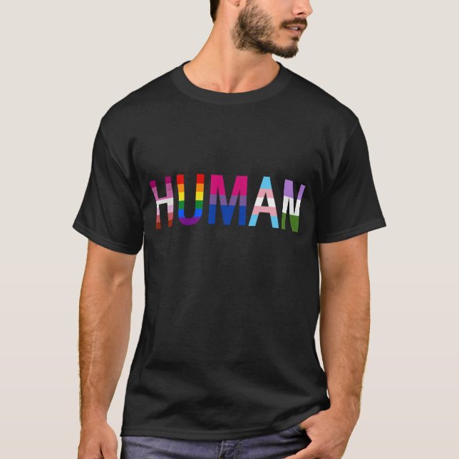 HUMAN LGBTQ+ Solidarity T-Shirt (Front)