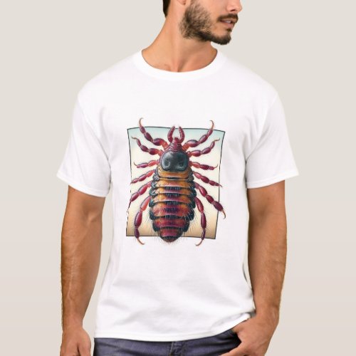 Human louse 030624IREF101 _ Watercolor T_Shirt