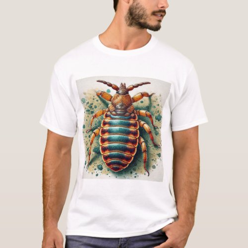 Human Louse 200624IREF226 _ Watercolor T_Shirt