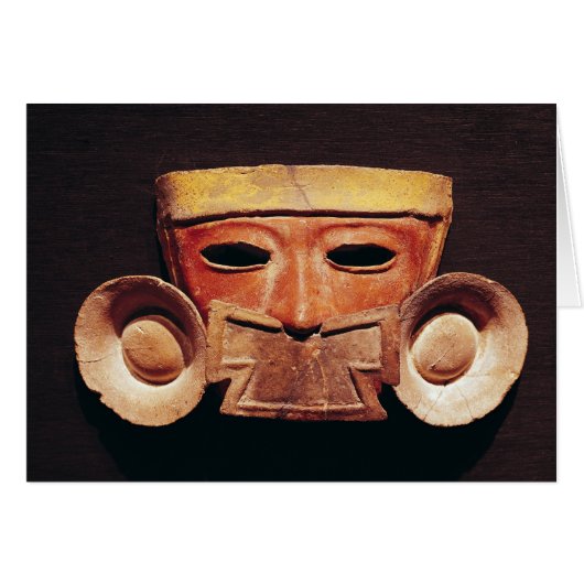 Human mask, from Teotihuacan Cards (Front Horizontal)