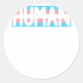 Human Men Shirt Gay Pride TShirt Proud Gay Pride Classic Round Sticker