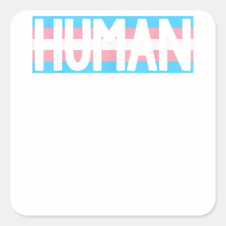 Human Men Shirt Gay Pride TShirt Proud Gay Pride Square Sticker