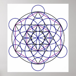 Human Merkaba Energy Field from our 7 Chakras Poster