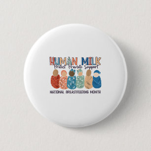 Human Milk Moms Milk S National Breastfeeding Mont Button