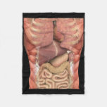 Human Muscles Organs Scary Anatomy Teacher Hallowe Fleece Blanket